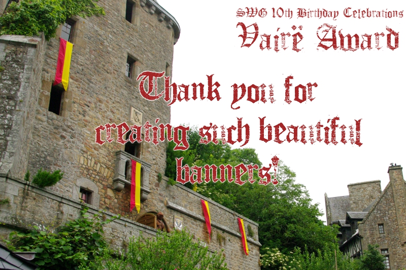 Vairë Award for creating beautiful banners birthday card