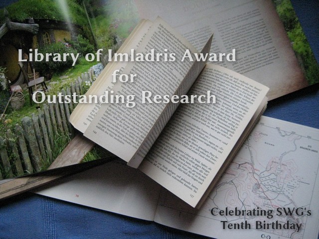 Library of Imladris Award for outstanding research birthday card