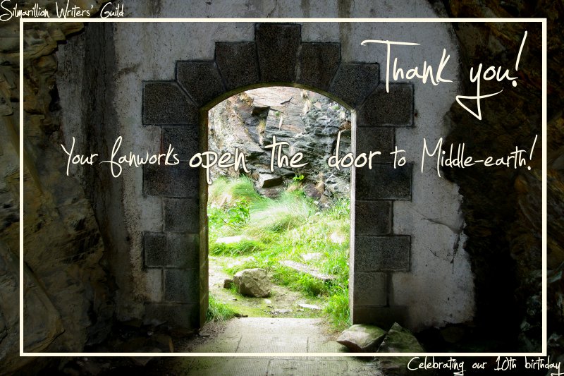 Thank you! Your fanworks open the door to Middle-earth birthday card