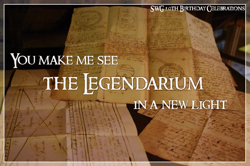You make me see the legendarium in a new light birthday card