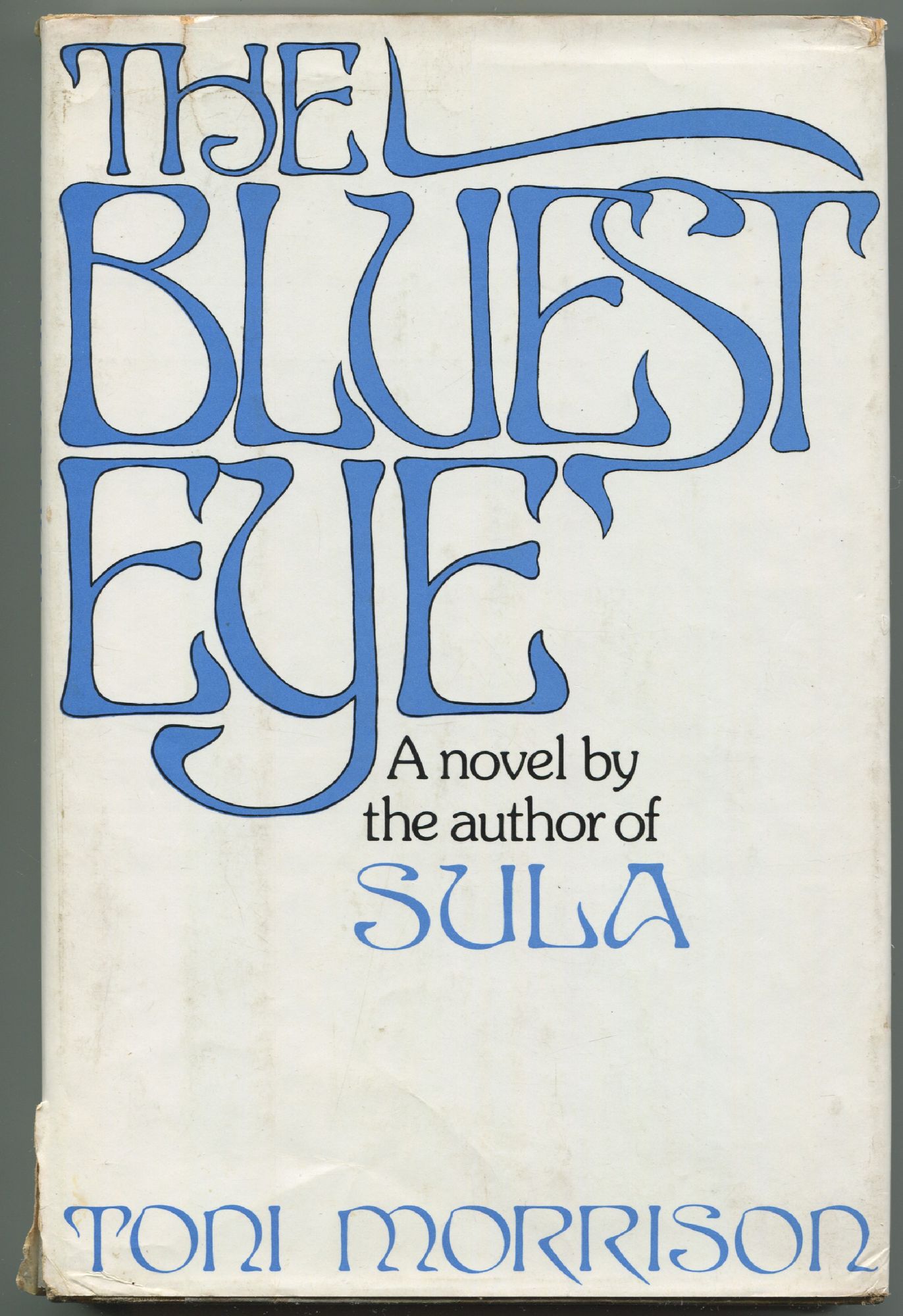 first edition book cover of The Bluest Eye