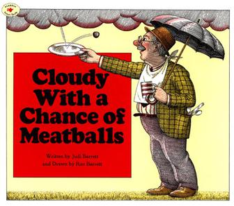 first edition book cover of Cloudy with a Chance of Meatballs