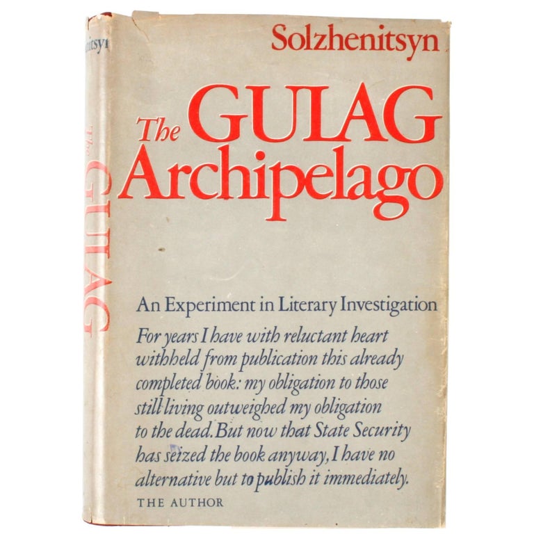 first edition book cover of The Gulag Archipelago