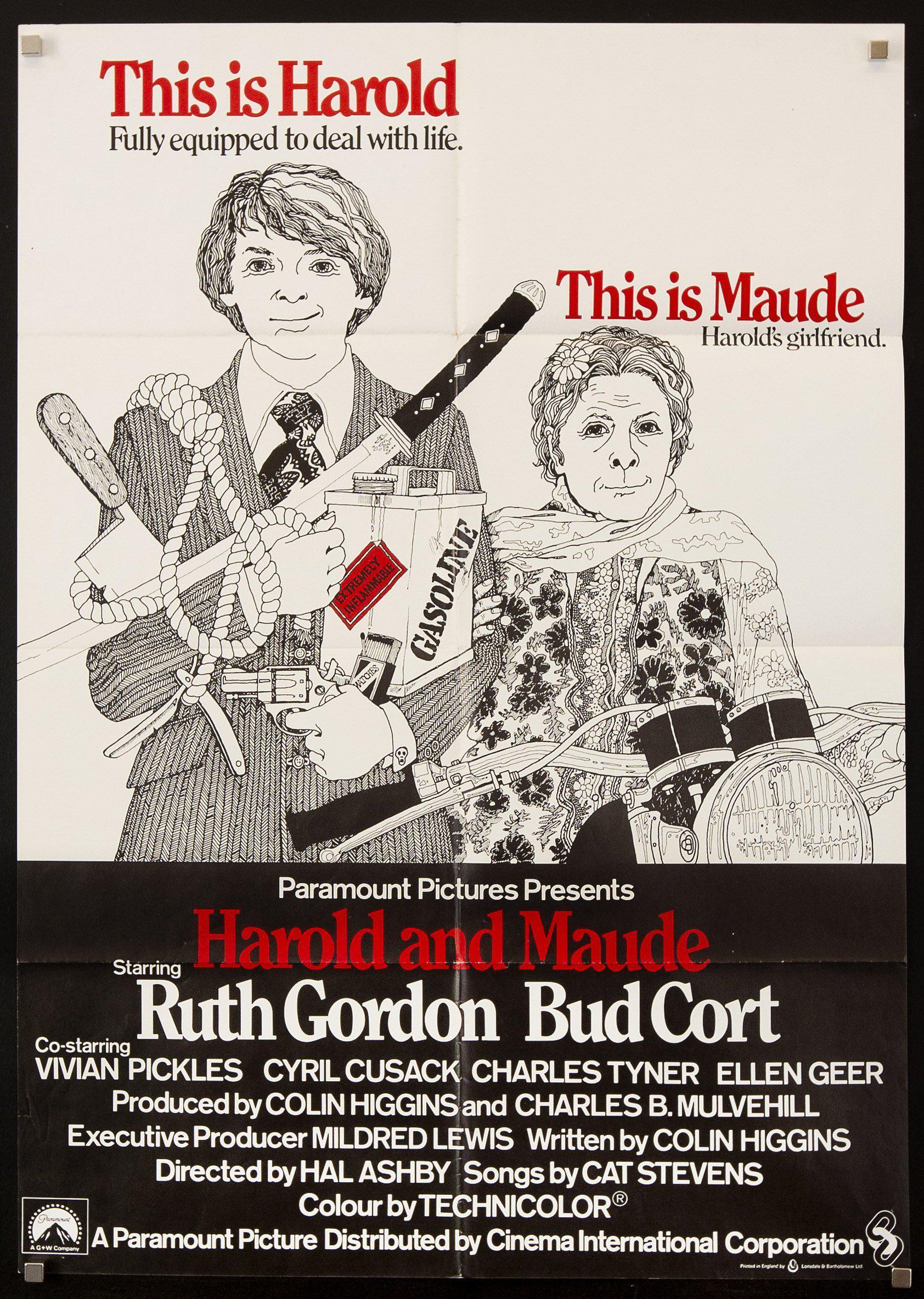 movie poster for Harold and Maude