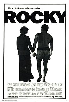 movie poster for Rocky