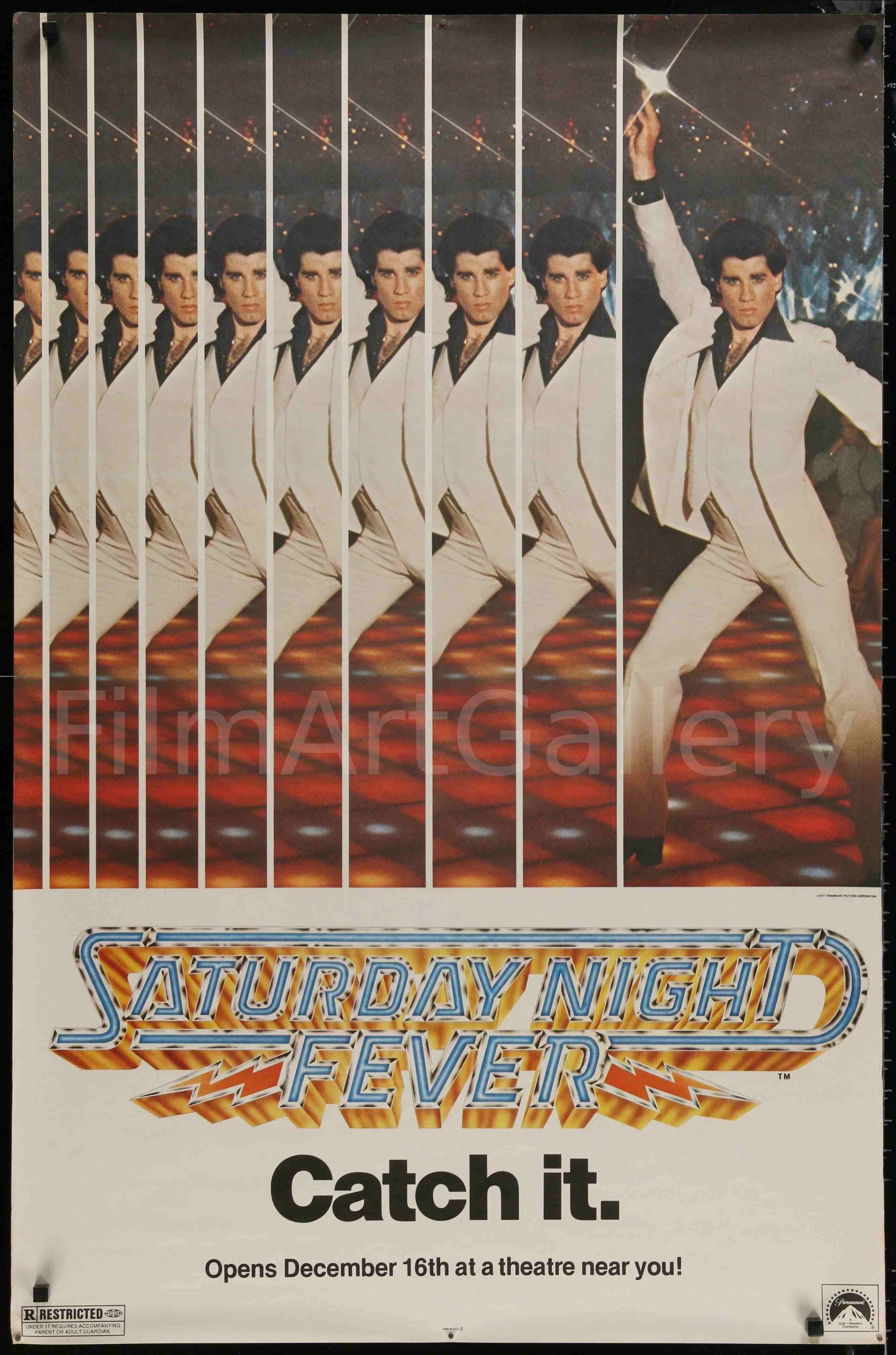 movie poster for Saturday Night Fever