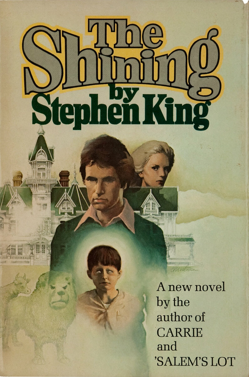 first edition book cover of The Shining