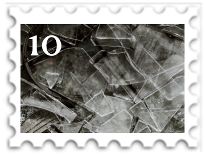 October 2024 Orctober SWG challenge stamp - broken glass