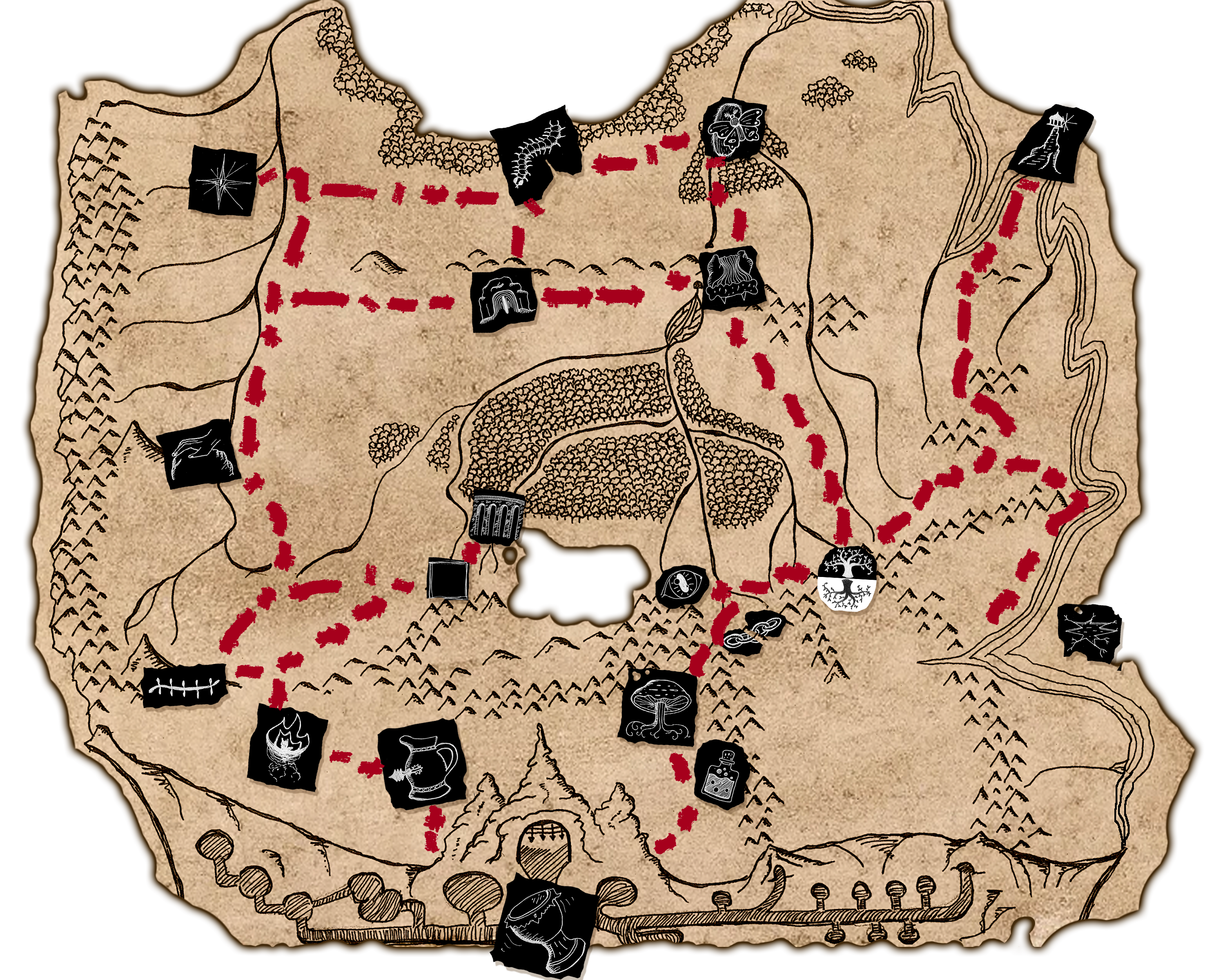 Orctober map - see prompt list below