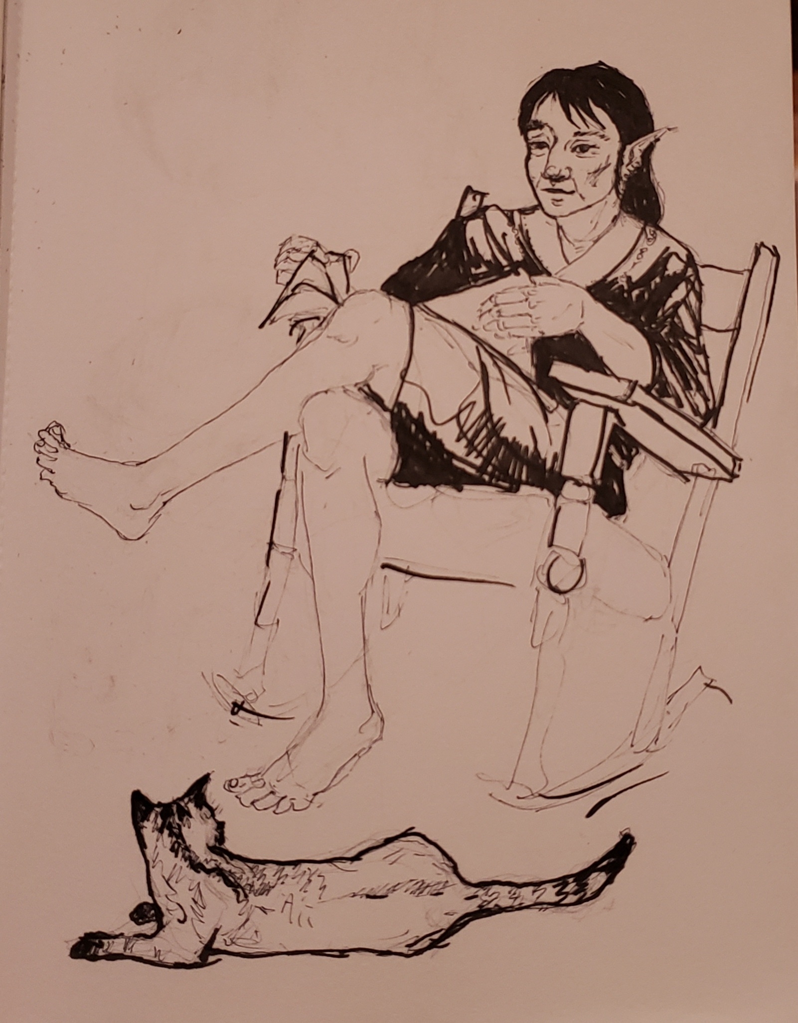 Rocking Chair Elrond by BloodwingBlackbird