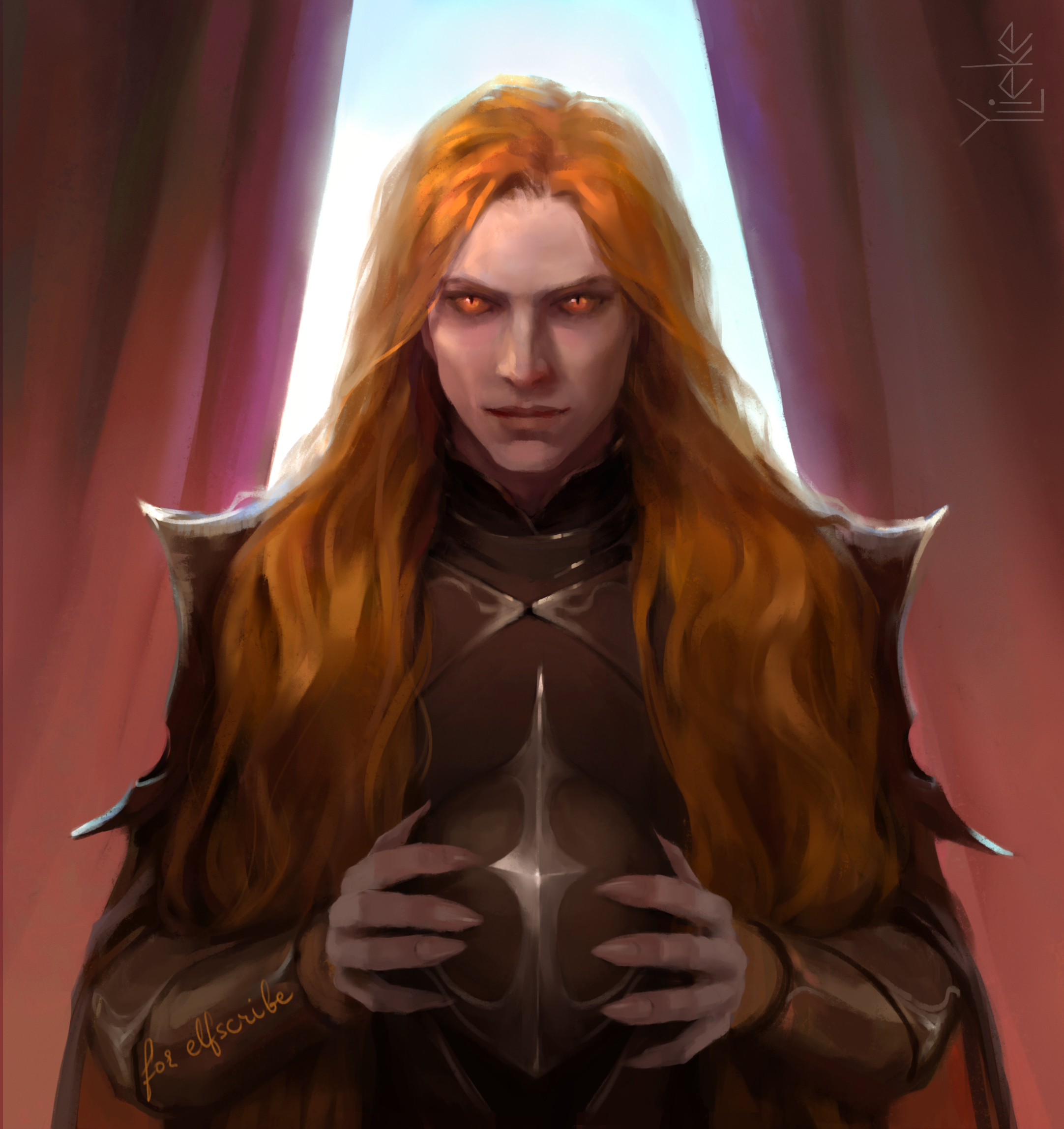 Sauron reveals himself to Ar-Pharazon Art by Ylieke