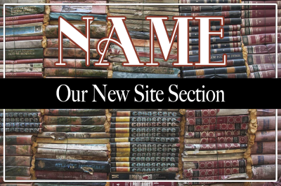 Name Our New Site Section